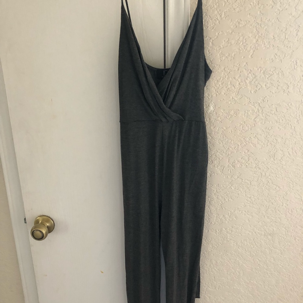 Grey Fashion Nova jumpsuit
